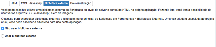 Edição do HTML