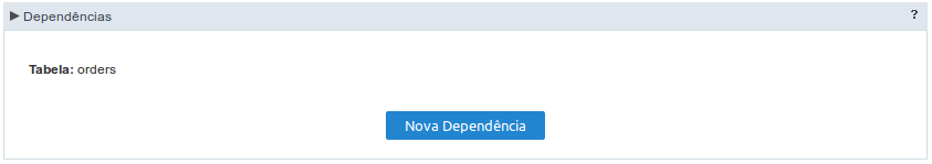 Criando uma nova depenência.