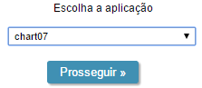 Selecione a aplicação desejada