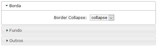 Configurações de borda do iframe