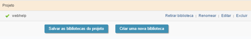 Salvar utilização da biblioteca